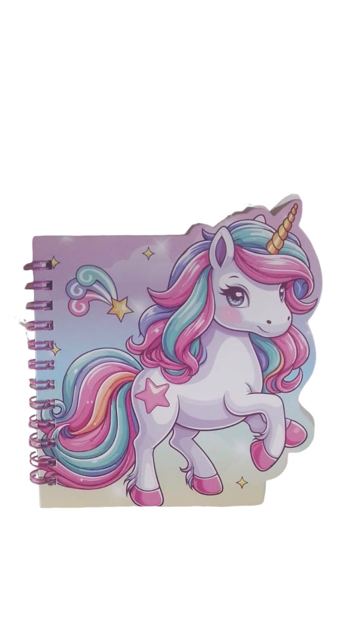 CADERNETA/ BLOCO ANOTA�OES UNICORNIO